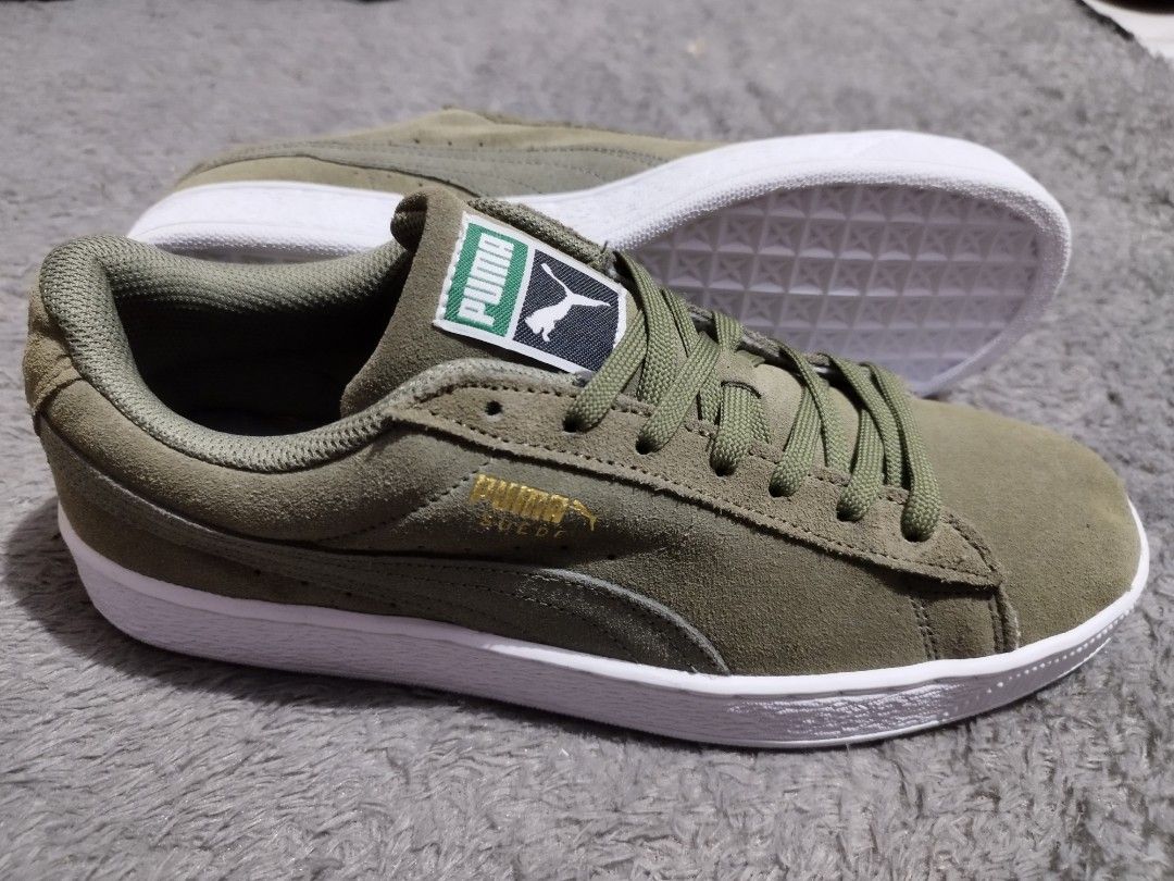 Puma suede army green outlet