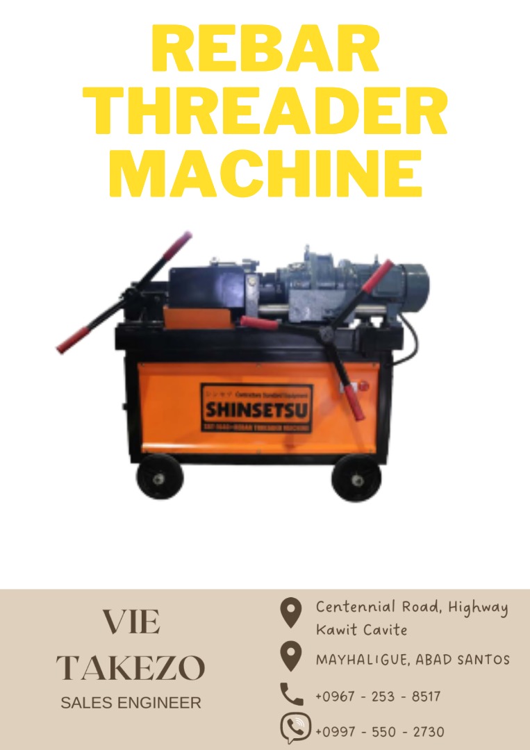 REBAR THREADER MACHINE on Carousell