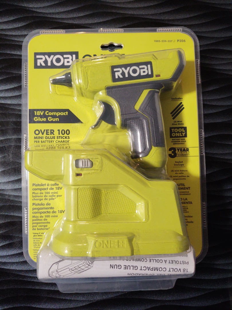 RYOBI ONE+ Compact Glue Gun 18V Cordless Lightweight P306 Tool Only  33287177172