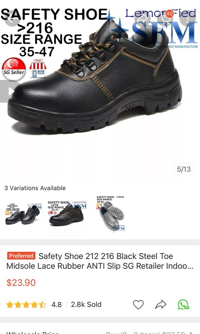 safety boots cost