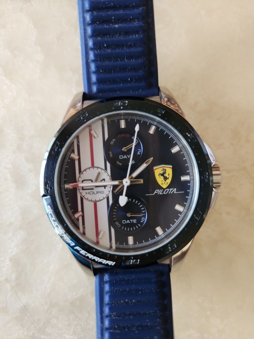 Scuderia ferrari watch blue online