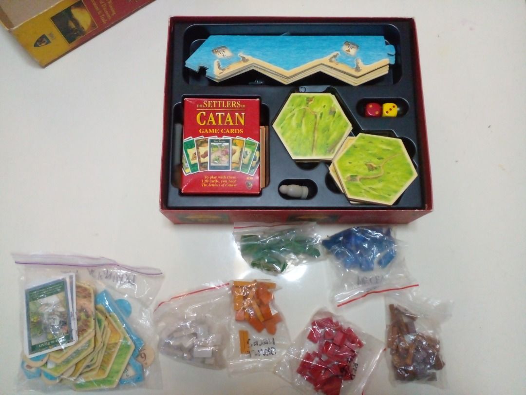 Settlers of Catan (Base game + 5-6 expansion) 4th Edition on Carousell
