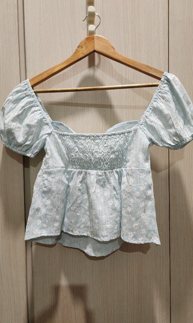 Shein Baby Doll Top, Women's Fashion, Tops, Blouses on Carousell