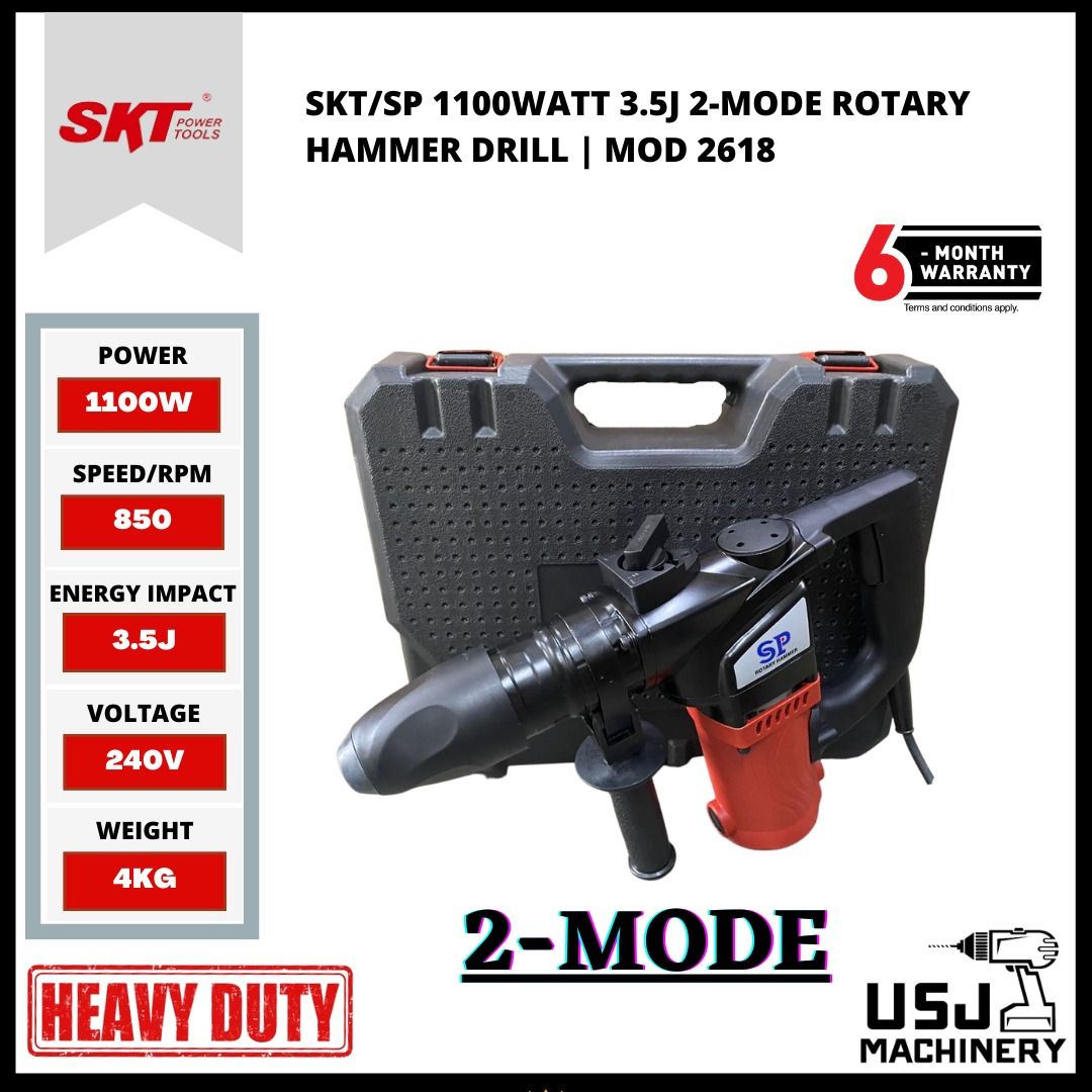 Skt outlet rotary hammer