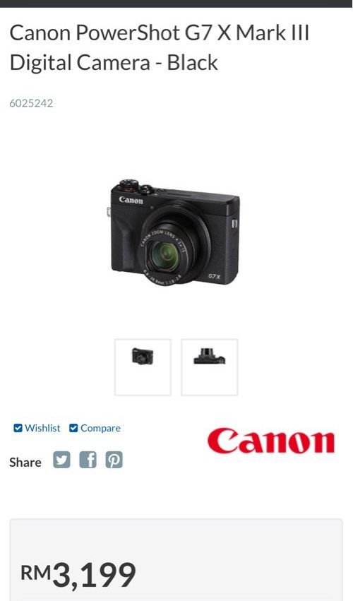 Sony G7X Mark III, Photography, Cameras on Carousell