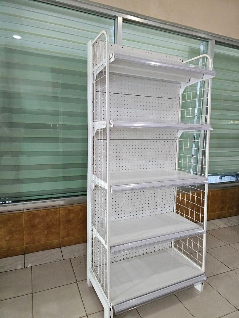 Stand Alone - Grocery Rack Gondola - Perforated, Furniture & Home ...