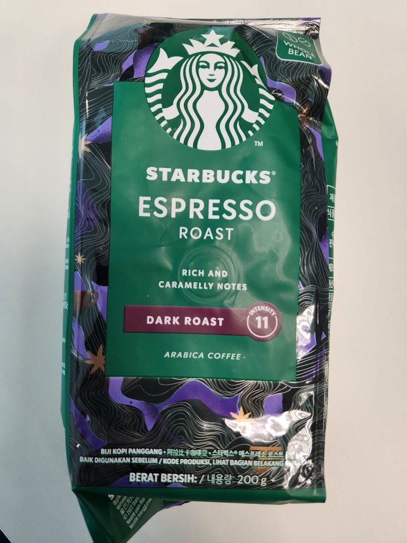 Starbucks Espresso Roast coffee beans 200g Brand New, Food & Drinks