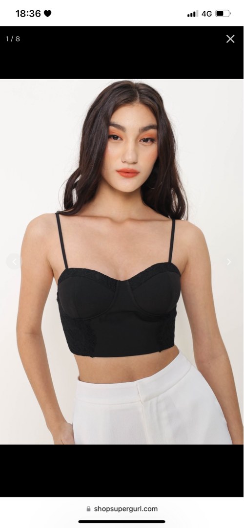 Luna Bustier Set - Black