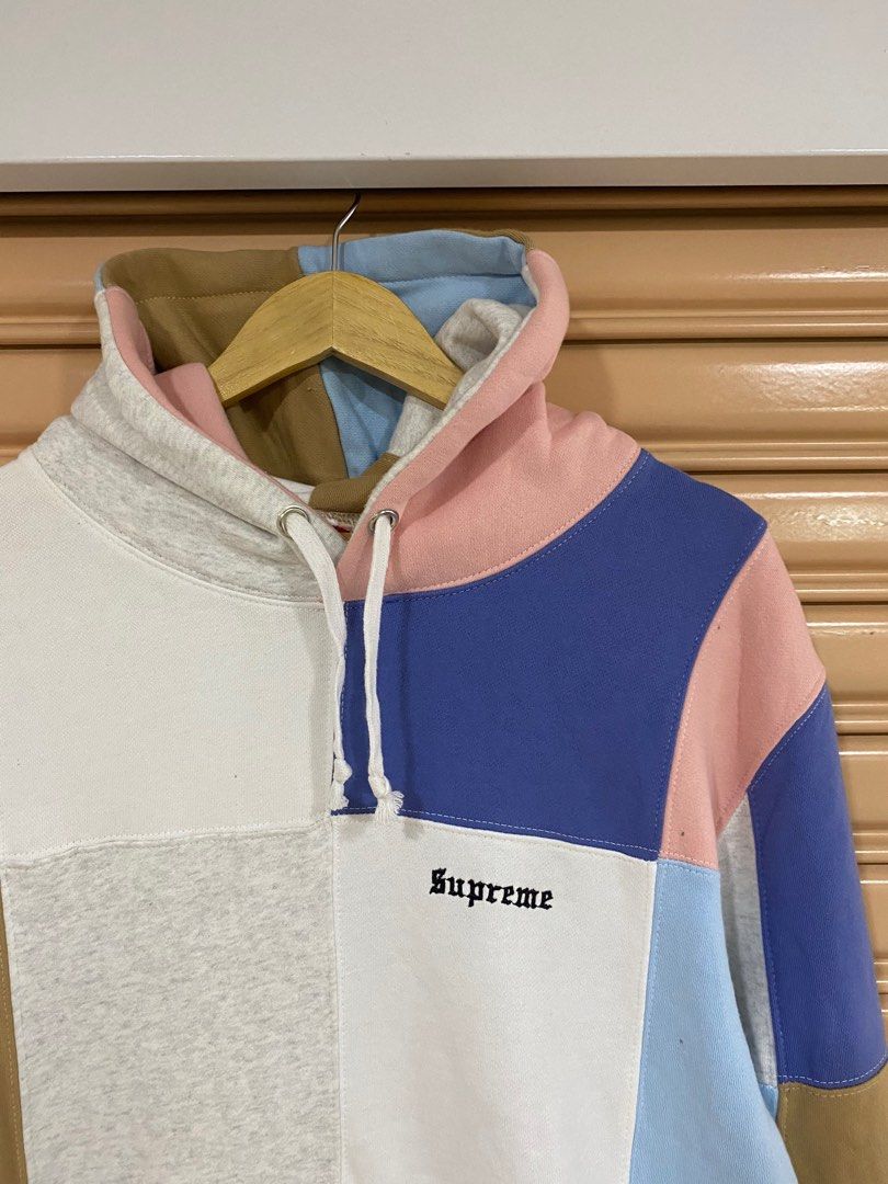 SUPREME PATCHWORK HOODIE