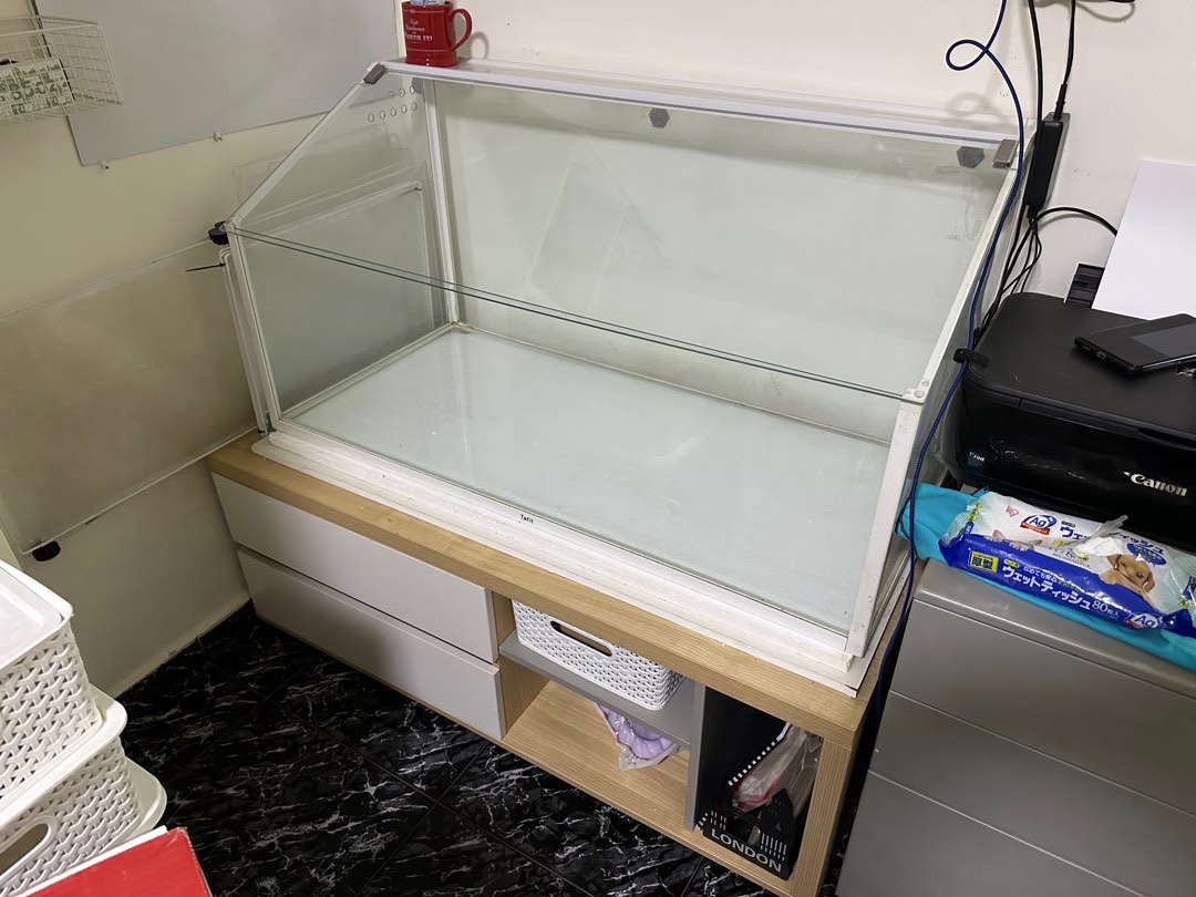 Tafit Syrian Hamster Glass Tank/Home/Cage/Enclosure, Pet Supplies