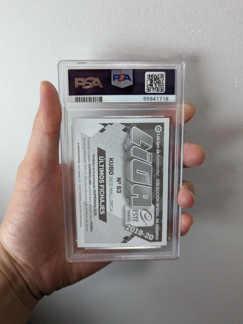 Takefusa Kubo 2019 Colecciones Este Spanish Liga Rookie RC PSA 10 
