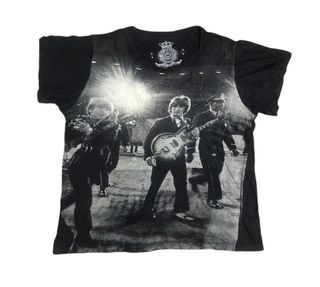 The Beatles by Electro Band Shirt Full Print Rock Concert M