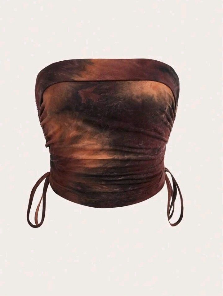 Tie Dye Tube Top, Women's Fashion, Tops, Sleeveless on Carousell