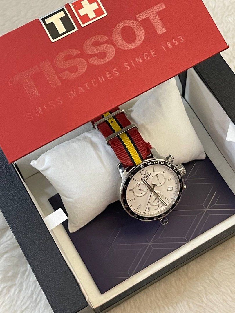 Tissot Gent Quickster Chronograph NBA Miami Heat Quartz Watch