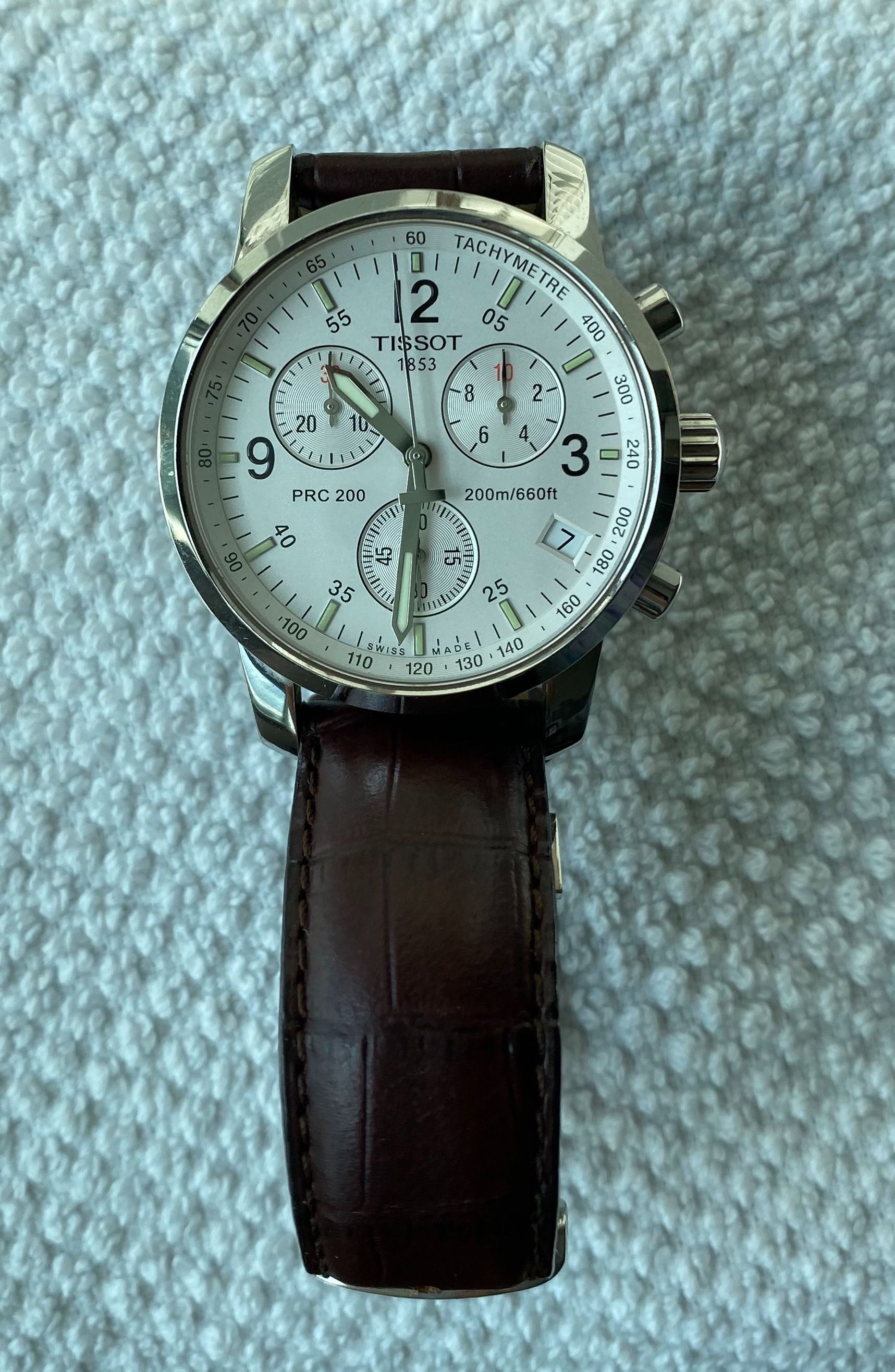 Tissot prc 200 2025 size