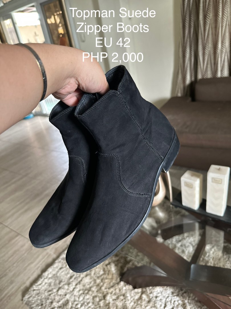 Topman suede clearance boots