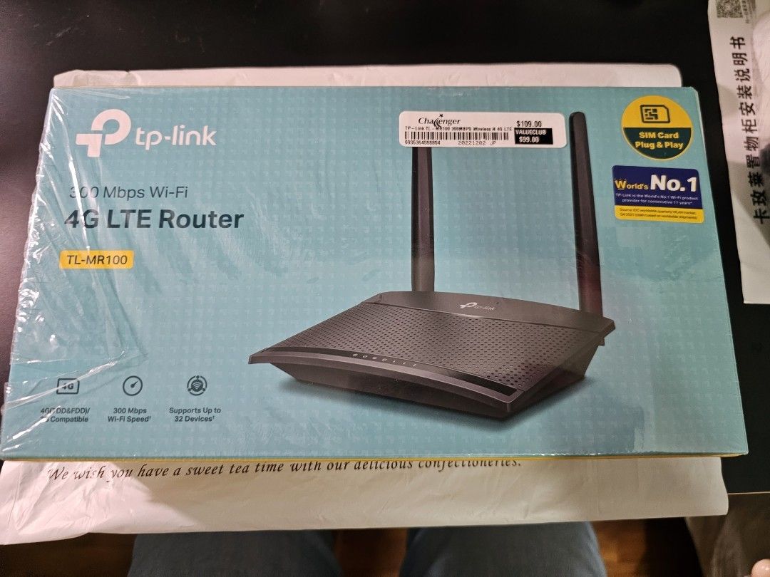 Tp link 4G Router 300mbps wifi, Computers & Tech, Parts & Accessories ...