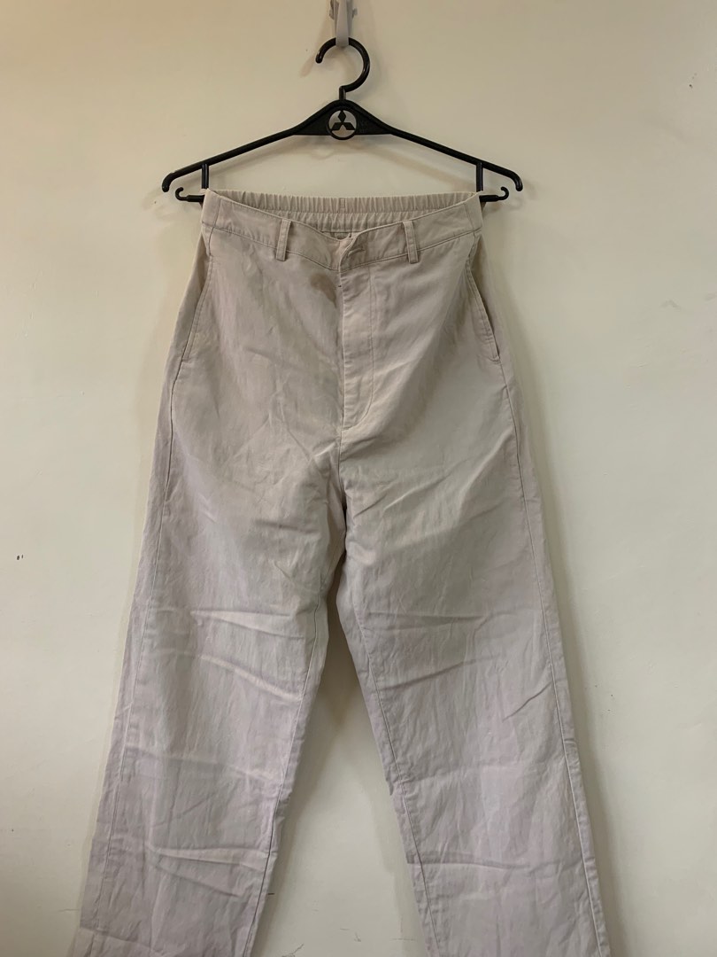 Uniqlo Pants (Cream) on Carousell