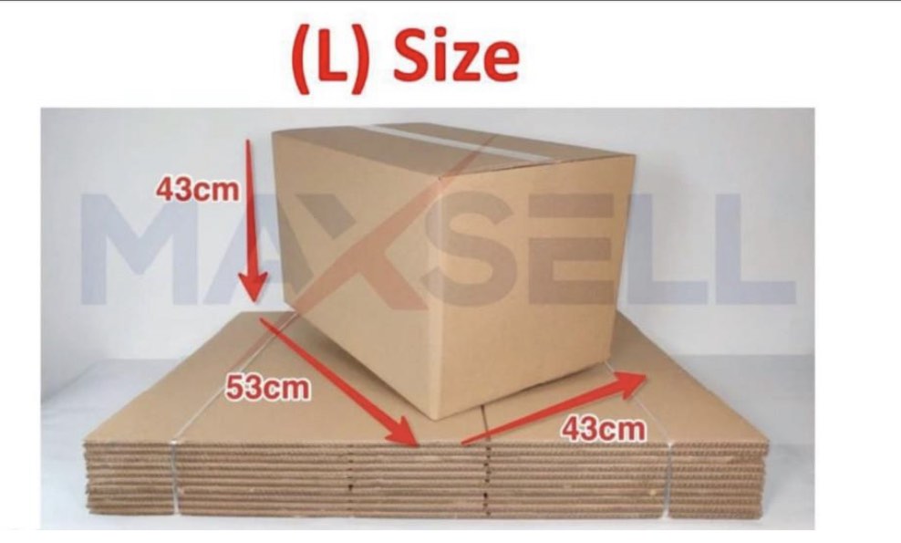 Used carton boxes, Furniture & Home Living, Home Improvement