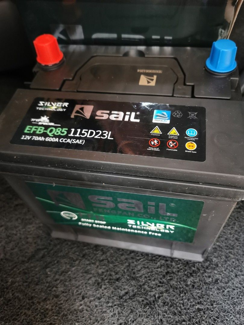 Used Q85 Car Battery, Car Accessories, Accessories on Carousell