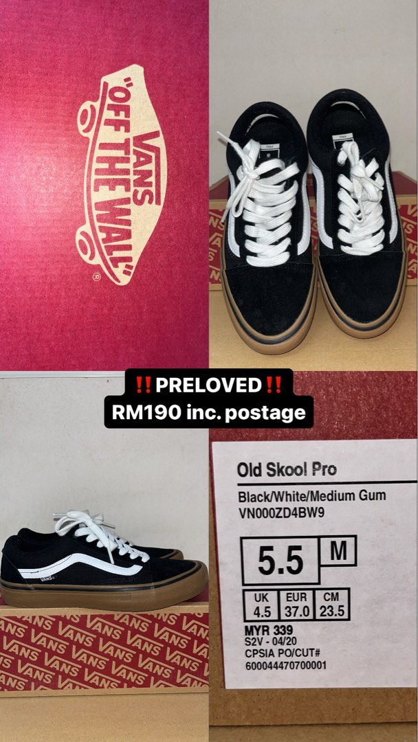 VAN old skool pro Women s Fashion Footwear Sneakers on Carousell