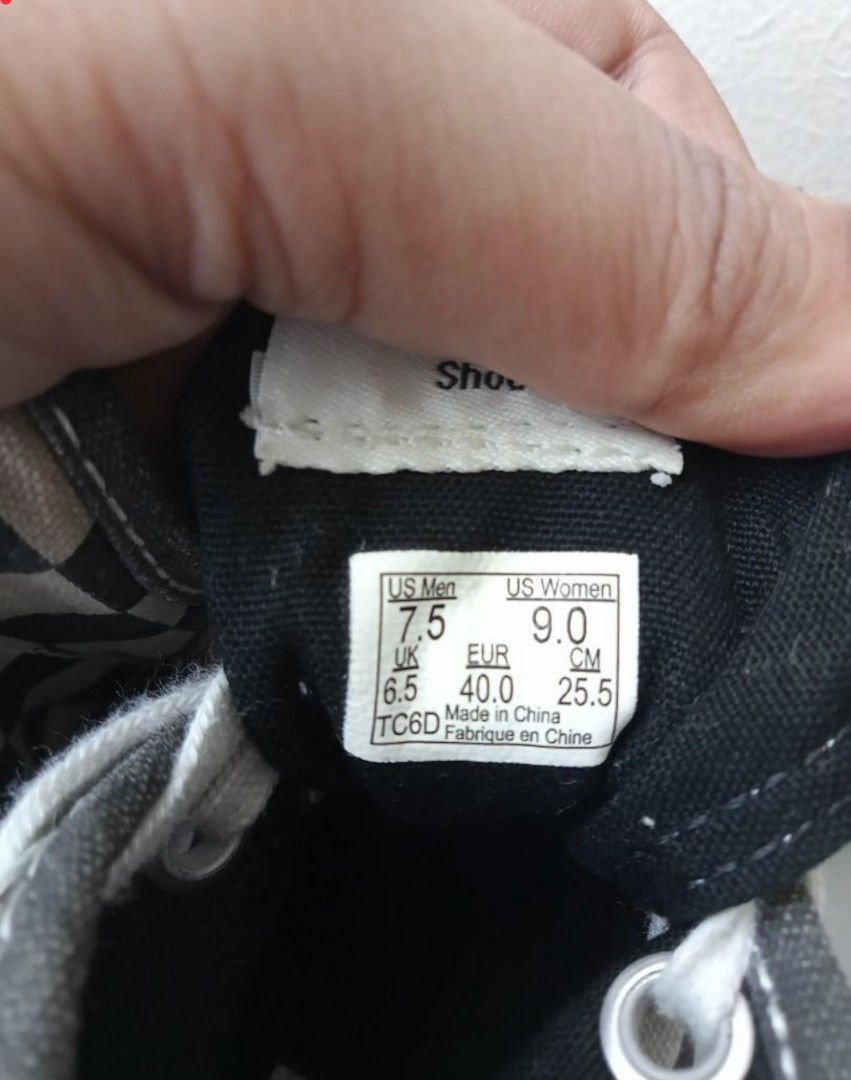 VANS CHECK BOARD HI CUT Men s Fashion Footwear Sneakers on