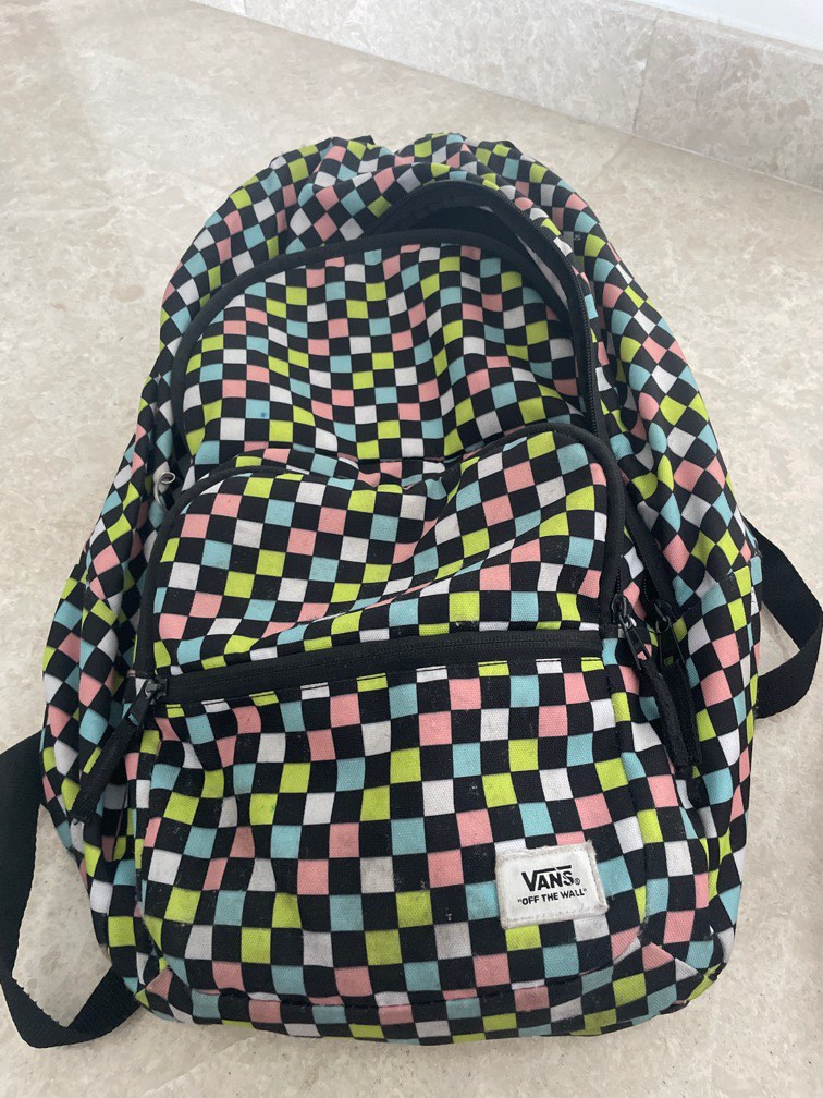 Vans colourful backpack cheap