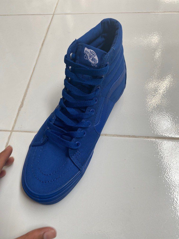 Vans sk8 hi royal hot sale blue