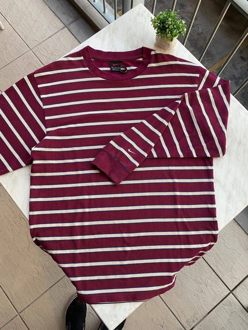 Nike striped long sleeve 2025