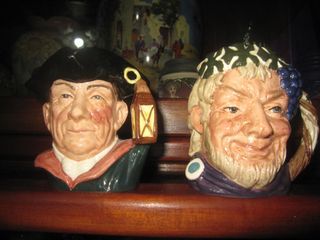 Vintage Porcelain Royal Doulton Character Jugs 1958 & 1962