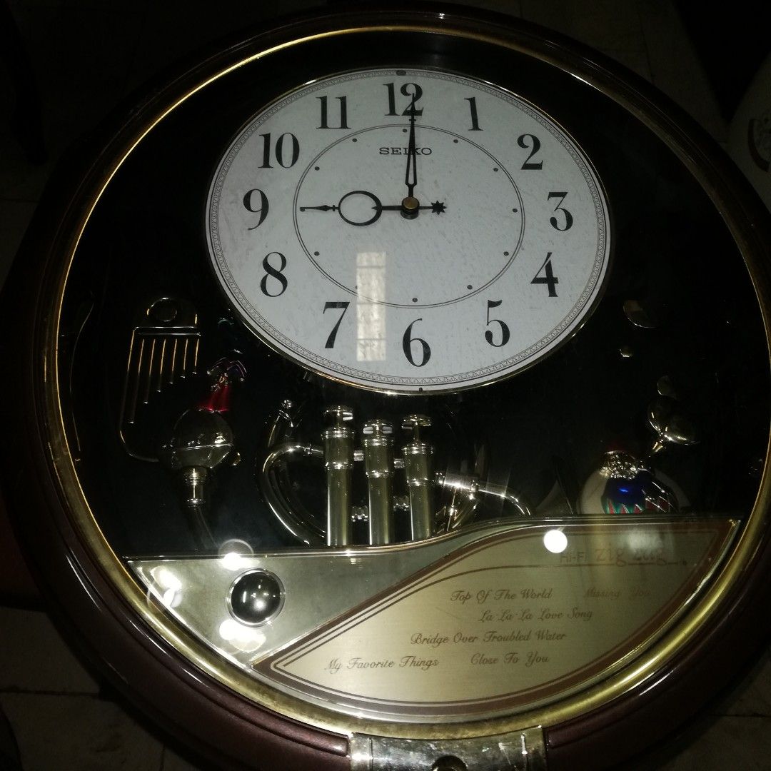 vintage seiko wall clock on Carousell