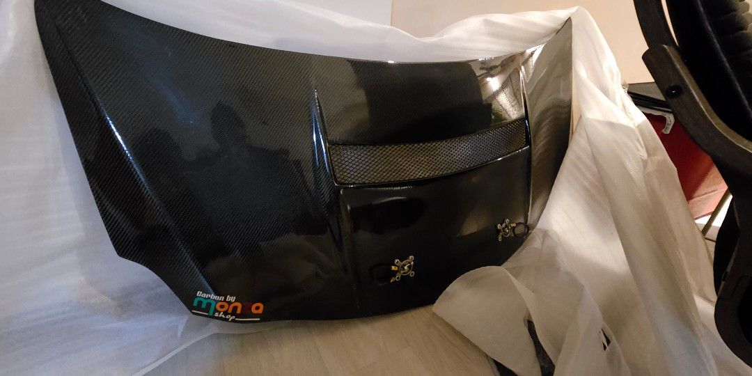 Vios ncp93 carbon fiber Hood, Car Accessories, Accessories on Carousell