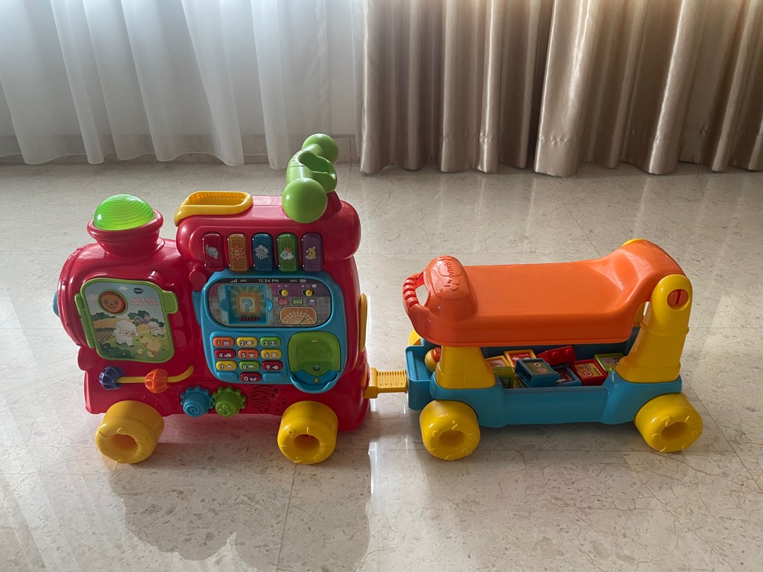 VTech Push and Ride Alphabet Train, Babies & Kids, Infant Playtime on ...