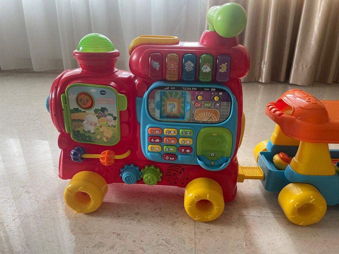 VTech Push and Ride Alphabet Train, Babies & Kids, Infant Playtime on ...