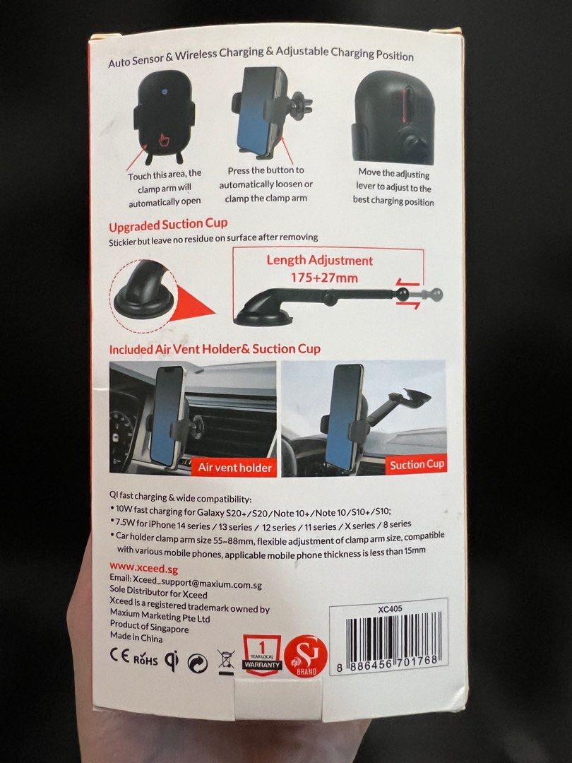 Navigation Mobile Phone Wireless Charging Car Mount main image 1