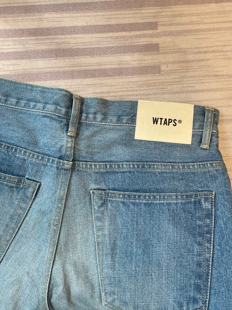 WTAPS 20AW BLUES BAGGY / TROUSERS / COTTON. DENIM 牛仔褲 刷色 日製