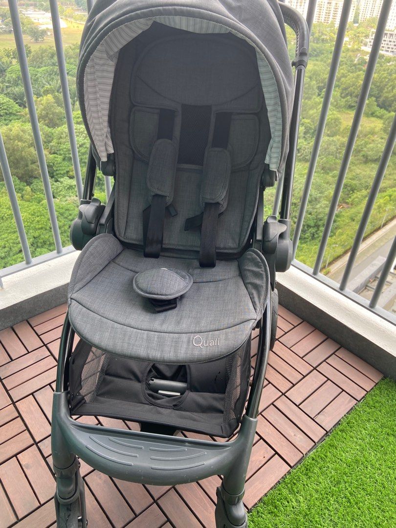 Egg quail stroller best sale grey