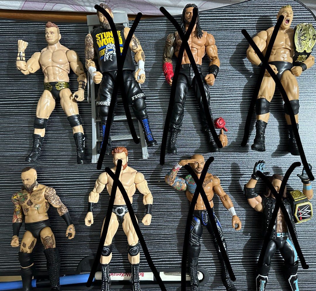 WWE Toys, Mattel WWE Figures, AEW Figures, Mattel Toy Wrestling Action  Figures