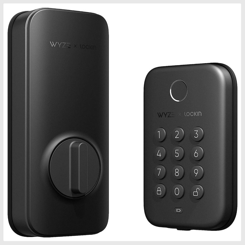 WYZE Lock Bolt, Fingerprint Keyless Entry Door Lock, Smart Bluetooth
