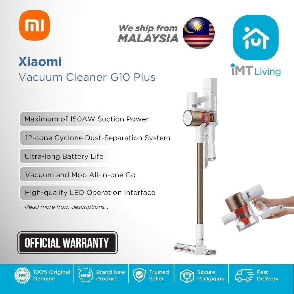 Buy Xiaomi G10 Plus Vacuum Cleaner White