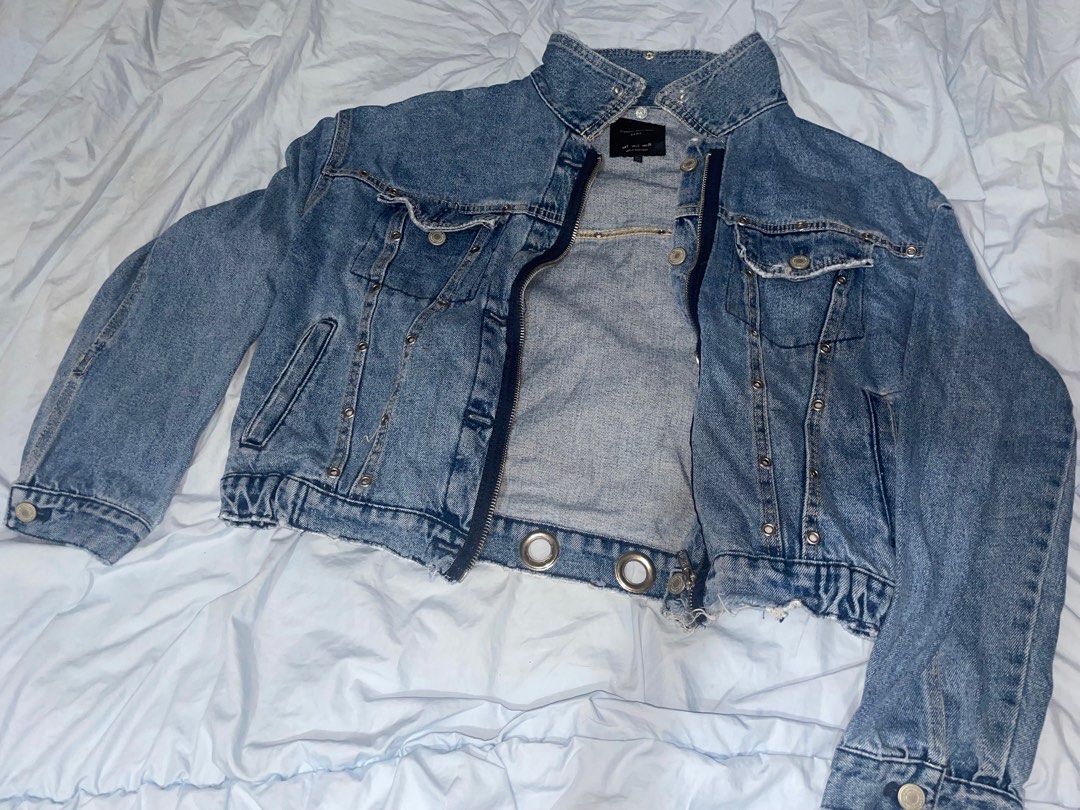 Chemise En Denim Zara Trafaluc Pour Femme - Taille S - Boutonnée - Occasion Très Bon état