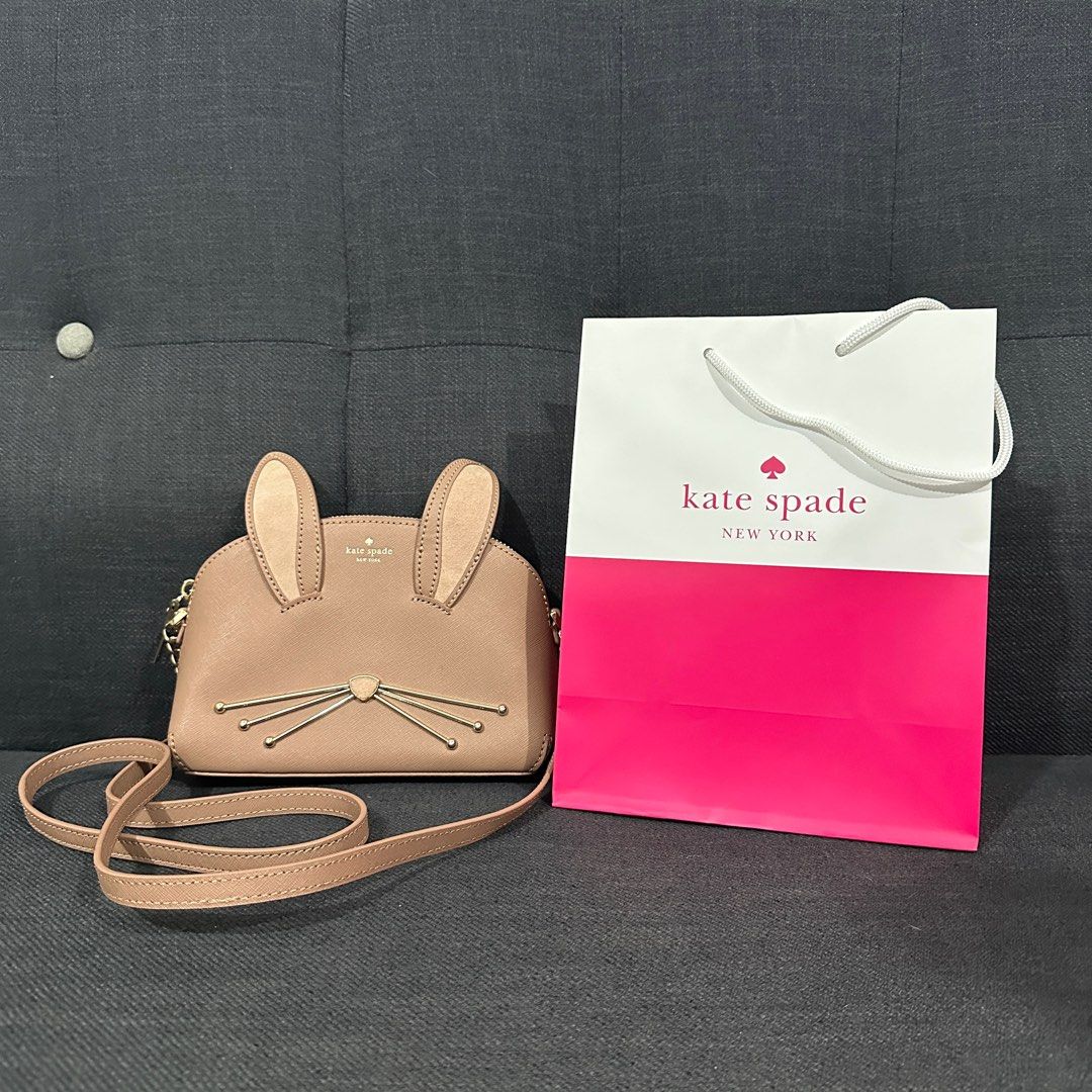 Authentic Kate Spade Beige Crossbody Bag, Women's Fashion, Bags & Wallets, Cross-body  Bags on Carousell