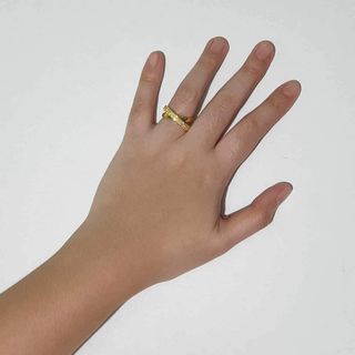 18k Japan Gold Diamond Ring