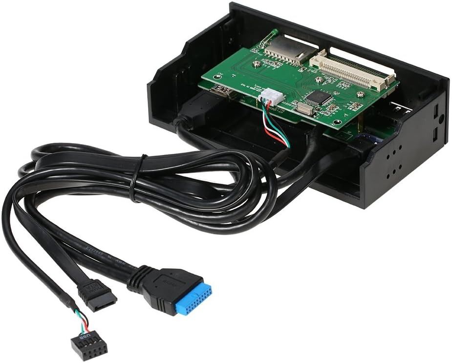 5.25" Internal Card Reader Media MultiFunction Dashboard PC Front