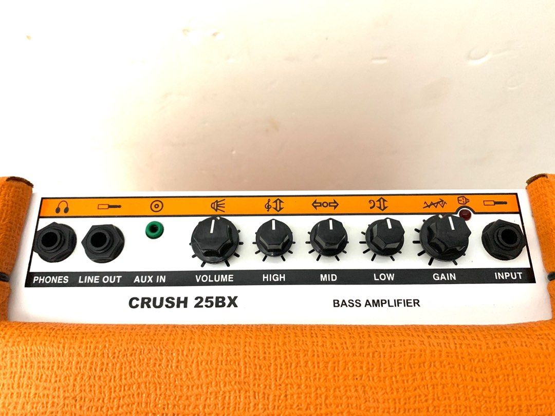 95%new good looking uk🇬🇧 orange crush 25bx professional bass