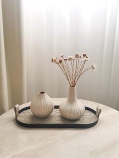 摩生活 高級感現代簡約陶瓷小花瓶