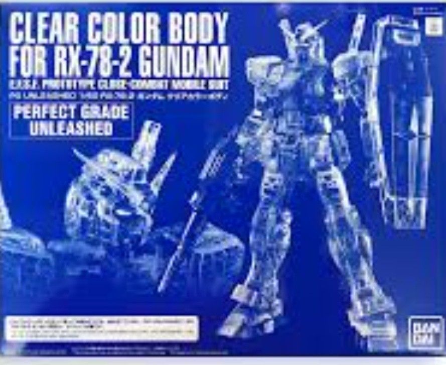 現貨全新未開封日本版PG Unleashed 1/60 RX-78-2 Gundam 模型及透明甲 