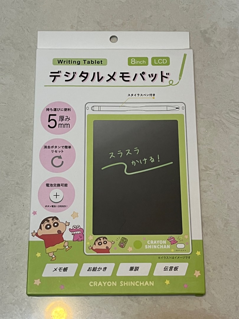 [日本蠟筆小新專門店 正版] 超薄LCD液晶體 手繪板 塗鴉板 電子畫板 手寫板 Crayon Shinchan LCD Writing