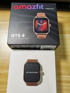 華米 Amazfit GTS 4 無邊際GPS智慧手錶 日落金