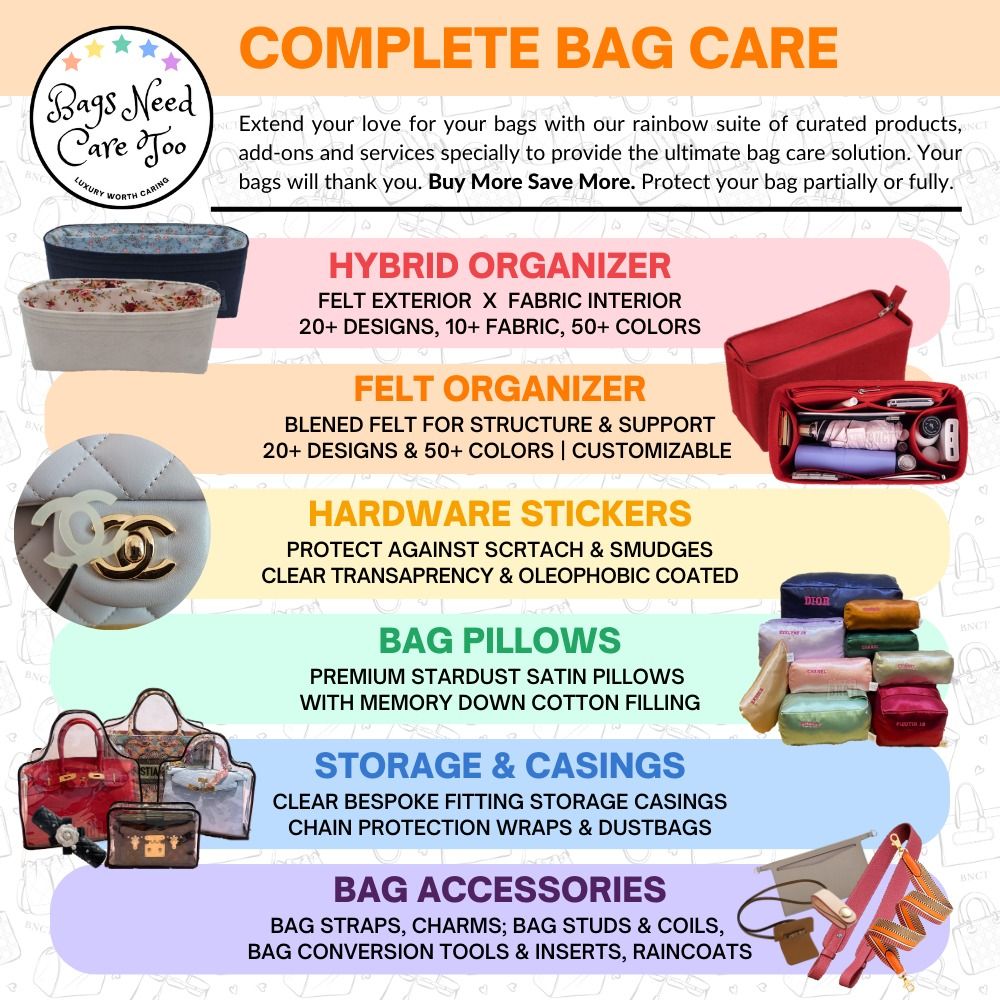 𝐁𝐍𝐂𝐓👜]🧡 Faure Le Page Daily Battle Tote Bag Organizer, Felt Bag In  Bag Customized Organiser